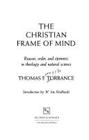 Cover of The Christian frame of mind by Thomas Forsyth Torrance