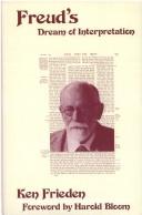Front cover of Freud's dream of interpretation by Ken Frieden