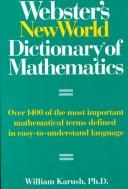 Front cover of Webster's new world dictionary of mathematics by William Karush