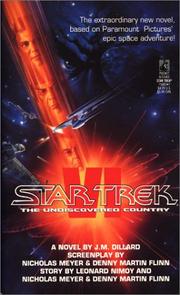 Front cover of Star Trek VI - The Undiscovered Country by J. M. Dillard