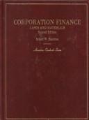Cover of Corporation finance by Robert W. Hamilton