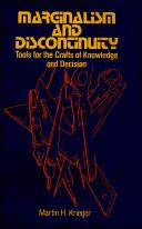 Front cover of Marginalism and discontinuity by Martin H. Krieger