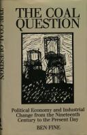 Cover of The coal question by Ben Fine