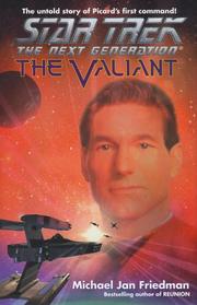Front cover of Star Trek The Next Generation - The Valiant by Michael Jan Friedman