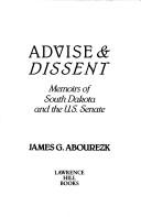 Cover of Advise & dissent by James Abourezk