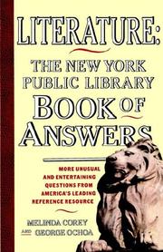 Cover of Literature by Melinda Corey