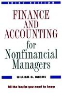 Front cover of Finance and accounting for nonfinancial managers by William G. Droms