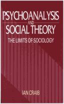 Cover of Psychoanalysis and social theory by Ian Craib