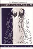 Front cover of The religious dimensions of Confucianism by Rodney Leon Taylor