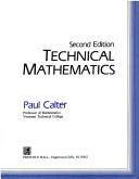 Cover of Technical mathematics by Paul Calter