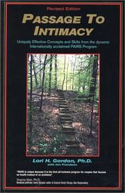 Front cover of Passage to intimacy by Lori Heyman Gordon