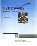 Cover of Macroeconomics by Barro, Robert J.