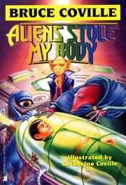 Front cover of Aliens stole my body by Bruce Coville