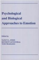 Front cover of Psychological and biological approaches to emotion by Nancy L. Stein
