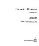 Front cover of Mechanics of materials by James M. Gere