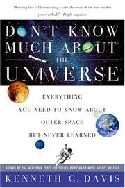 Front cover of Don't Know Much About the Universe by Kenneth C. Davis