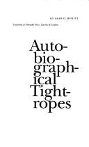 Cover of Autobiographical tightropes by Leah Dianne Hewitt