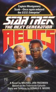 Front cover of Star Trek The Next Generation - Relics by Michael Jan Friedman
