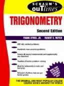 Front cover of Schaum's outline of theory and problems of trigonometry by Frank Ayres