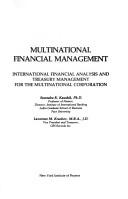 Cover of Multinational financial management by S. K. Kaushik