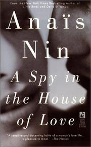 Front cover of A Spy in the House of Love by Anaïs Nin