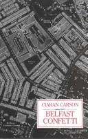 Cover of Belfast confetti by Ciaran Carson