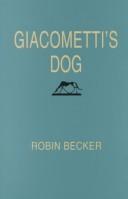 Cover of Giacometti's dog by Robin Becker