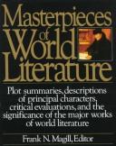 Front cover of Masterpieces of world literature by Frank N. Magill
