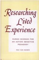 Cover of Researching lived experience by Max Van Manen
