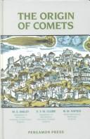 Cover of The origin of comets by M. E. Bailey