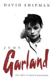 Cover of Judy Garland by David Shipman