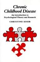 Cover of Chronic childhood disease by Christine Eiser
