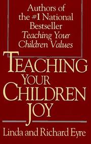 Front cover of Teaching children joy by Linda Eyre