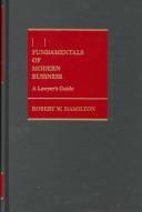 Cover of Fundamentals of modern business by Robert W. Hamilton
