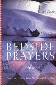 Cover of Bedside Prayers LP by June Cotner