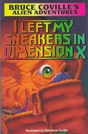 Front cover of I left my sneakers in dimension X by Bruce Coville