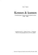 Front cover of Kenne & kunnen by Gert J. Peelen