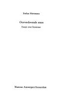 Front cover of Oorverdovende steen by Stefan Hertmans
