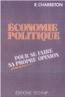 Cover of Economie politique by Raoul Charreton