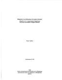 Cover of Bilinguisme et problématique des langues ethniques by Bruno Villata