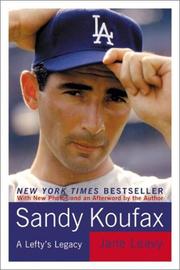 Cover of Sandy Koufax by Jane Leavy