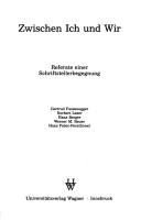 Cover of Zwischen ich und wir by Gertrud Fussenegger