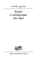 Front cover of Science et métaphysique chez Kant by Michel Meyer