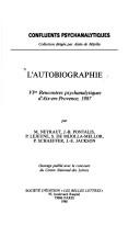 Front cover of L' autobiographie by Rencontres psychanalytiques d'Aix-en-Provence