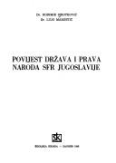 Front cover of Povijest država i prava naroda SFR Jugoslavije by Hodimir Sirotković