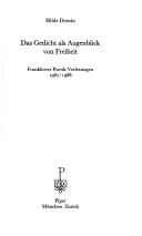 Cover of Das Gedicht als Augenblick von Freiheit by Hilde Domin