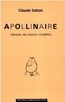 Cover of Apollinaire by Claude Debon