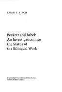 Front cover of Beckett and Babel by Brian T. Fitch
