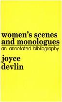 Cover of Women's scenes and monologues by Joyce Devlin