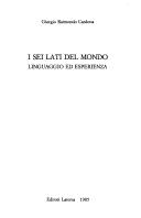 Front cover of I sei lati del mondo by Giorgio Raimondo Cardona